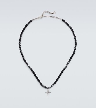 Halskette Star aus Onyx mit 14kt Weißgold und Diamanten | Sydney Evan