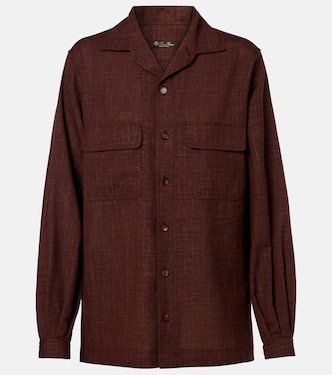 Ida wool, silk, and linen shirt | Loro Piana