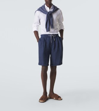 Linen shorts | Brunello Cucinelli
