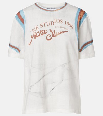 Trompe l'œil cotton jersey T-shirt | Acne Studios