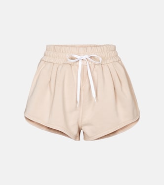 Shorts aus Baumwoll-Jersey | Miu Miu