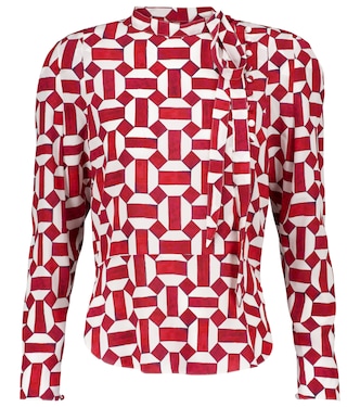 Artus printed stretch-silk blouse | Isabel Marant