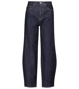 Jeans anchos de tiro alto | Toteme