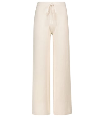 Crispy wide-leg cotton-blend pants | Joseph