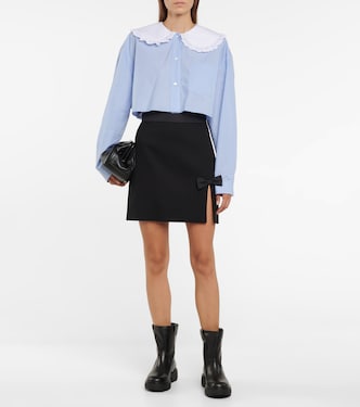 Ankle Boots aus Leder | Miu Miu