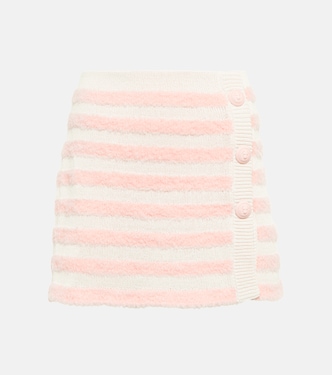 Striped wool-blend tweed miniskirt | Balmain
