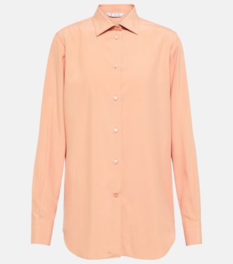 Camisa Kara en popelín de seda | Loro Piana