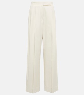 High-Rise-Hose aus einem Baumwollgemisch | Brunello Cucinelli