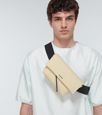 Marsupio in canvas con pelle | Jil Sander