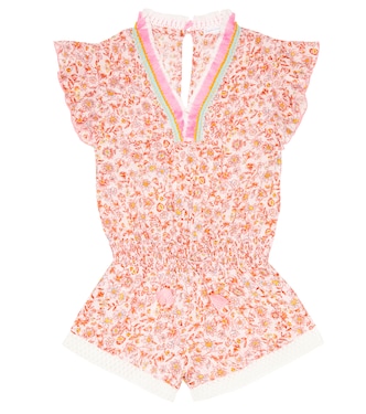 Jumpsuit corta Sasha con stampa | Poupette St Barth Kids