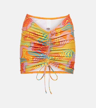 Bedruckter Minirock aus Jersey | Bananhot