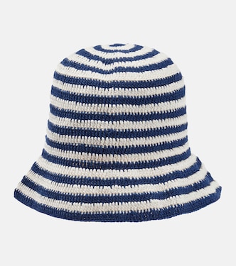 Cappello da pescatore in crochet a righe | Anna Kosturova
