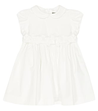Bebé - vestido de popelín de algodón | Il Gufo