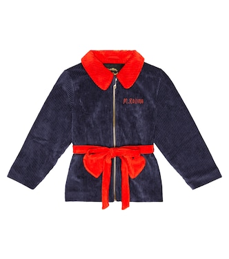 Chaqueta de pana con cinturón | Mini Rodini