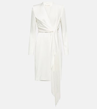 Bridal Maura satin wrap dress | Max Mara