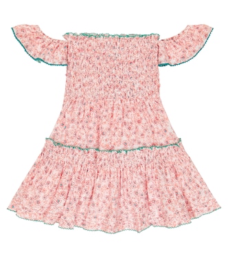 Bedrucktes Kleid Aurora aus Baumwolle | Poupette St Barth Kids
