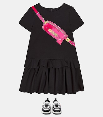 Bedrucktes Kleid aus Jersey | Moschino Kids