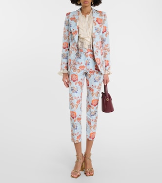 Pantalon en jacquard à fleurs | Etro