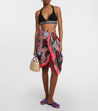 Pañuelo de cachemir y modal estampado | Dolce&Gabbana