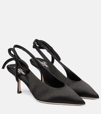 Escarpins Nite-Out 70 en satin | Valentino Garavani