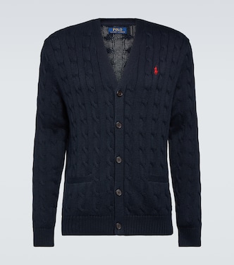 Ribbed-knit cotton cardigan | Polo Ralph Lauren