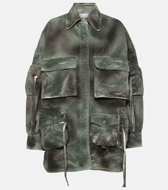 Giacca cargo in denim camouflage | The Attico