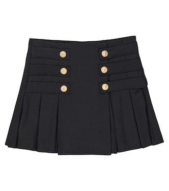 Falda de lana | Balmain Kids