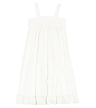 Besticktes Kleid aus Seide | Chloé Kids