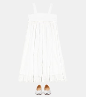 Besticktes Kleid aus Seide | Chloé Kids