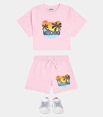 Bedruckte Shorts aus Jersey | Moschino Kids