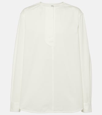 Blusa de sarga de algodón | Toteme