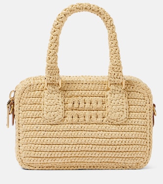 Borsa a spalla Arcadie in crochet | Miu Miu