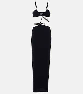 Robe longue à perles | Christopher Esber