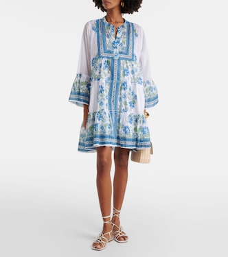 Miniabito in cotone a fiori | Juliet Dunn