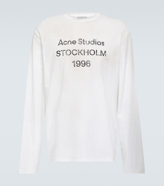 Logo distressed jersey T-shirt | Acne Studios