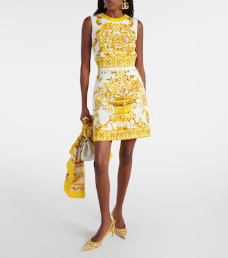 Robe Majolica en coton mélangé | Dolce&Gabbana