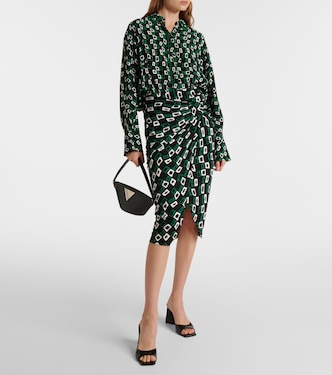 Falda midi Willow estampada | Diane von Furstenberg