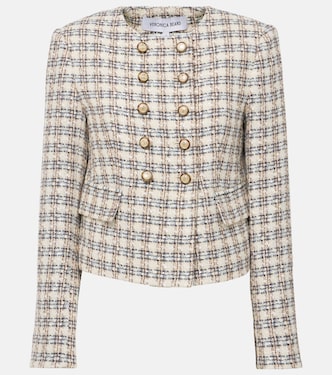 Bentley checked tweed jacket | Veronica Beard