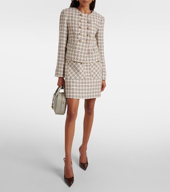 Bentley checked tweed jacket | Veronica Beard