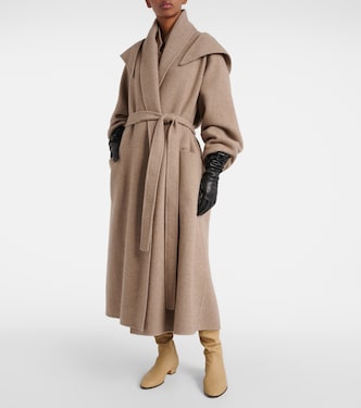 Fedra cashmere and cotton coat | The Row