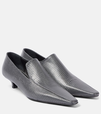 Embossed leather pumps | Toteme