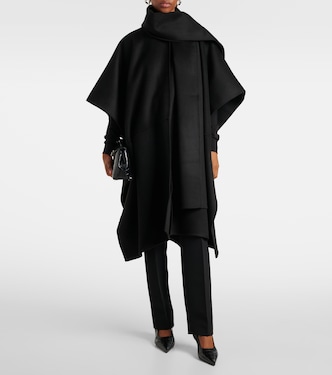 Cappotto Doublé in lana con sciarpa | Toteme