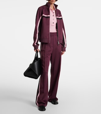 Chaqueta deportiva de jersey a rayas | Ferragamo