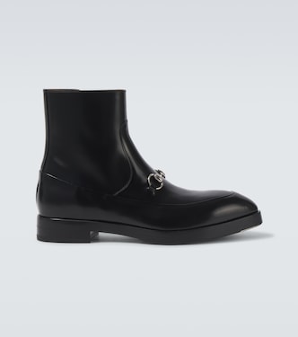 Botines de piel con Horsebit | Gucci