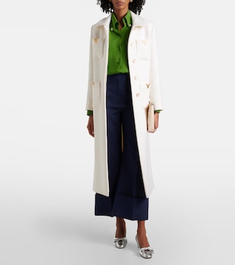Pantalon ample en Crepe Couture | Valentino