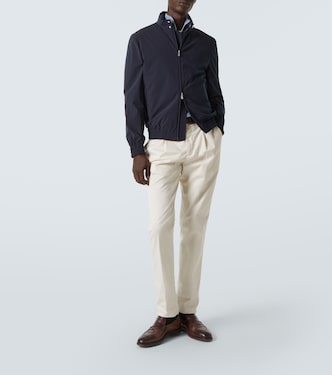 Bomber in canvas di cotone | Brunello Cucinelli
