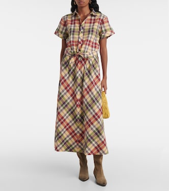Falda larga de algodón a cuadros | Polo Ralph Lauren