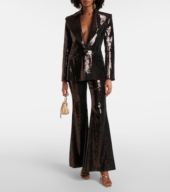 Schlaghose mit Pailletten | Nina Ricci