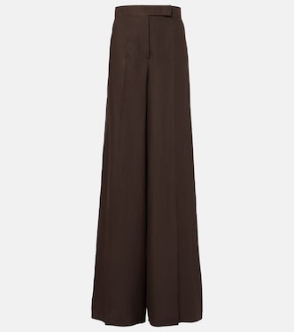 Pantaloni a gamba larga Sequoia in lino | Max Mara
