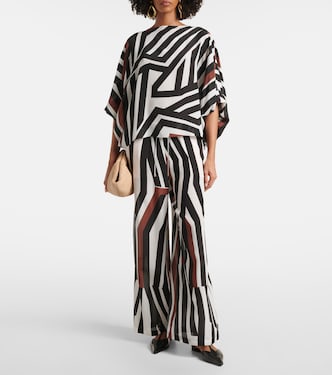 Top Camino in seta a righe | Max Mara